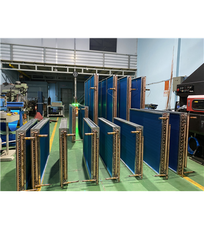 Dàn coil nóng chiller chữ V 